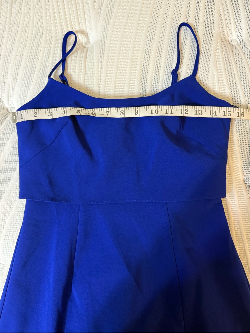 NWT Aidan by Adrianna Papell Cobalt Blue Fringe Midi Dress – Size 2 - Picture 14 of 16